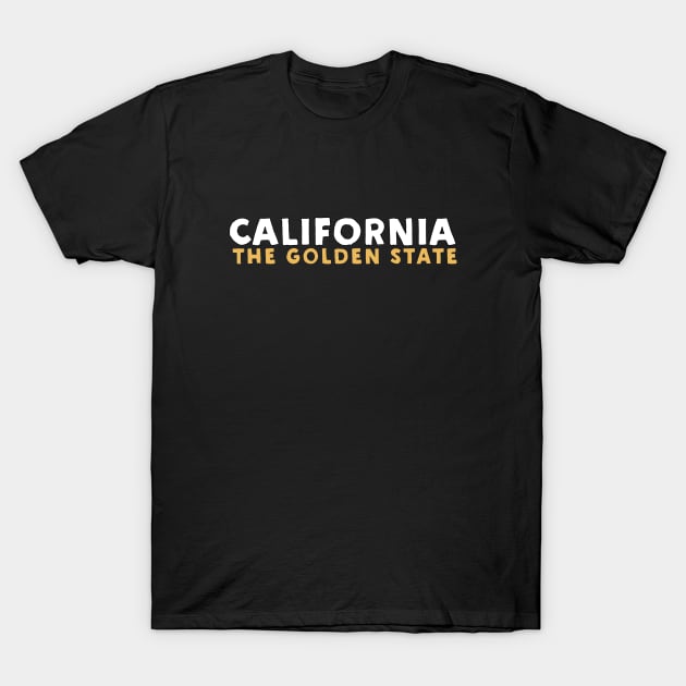 California - The Golden State T-Shirt by Novel_Designs